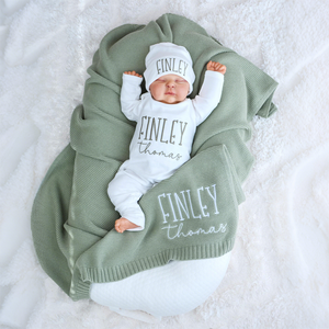 Kaiyue Set di pagliaccetto per bambini con Logo personalizzato a manica lunga ricamato autunno inverno in bianco cotone dormiente elegante di marca <span class=keywords><strong>vestiti</strong></span> per bambini - Product Image 1