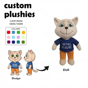 Peluche personnalisée de haute qualité, motif dessin animé MOTANEL Tee Cat, articles de collection tendance, peluche <span class=keywords><strong>Haikyuu</strong></span> Brainrot, jouet en vinyle personnalisé - Product Image 1