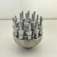 Buse de fontaine Trompette Lys du matin en acier inoxydable 304, calibre complet 1/2''-4'', anti-corrosion, pour parcs et lacs, Music DashuoFountain