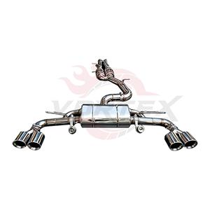ระบบท่อไอเสียแบบ Catback พร้อมวาล์ว Vortex SS304 ปลายท่อแบบ Quad สำหรับ Audi TT RS 8S 2.5T ปี 2016-2023 ติดตั้งง่าย เพิ่มประสิทธิภาพการขับขี่ - Product Image 4