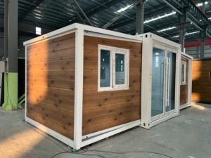 Maisons modulaires conteneurs maritimes pliables/extensibles de 20/40 pieds entièrement équipées, design contemporain, sécurité en acier, pour hôtels et cours. - Product Image 4