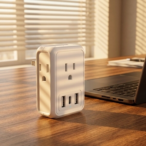 Convertisseur de <span class=keywords><strong>prise</strong></span> secteur transfrontalier NYT RO-171, nouveau standard américain avec ports USB, style américain, provenance Chine - Product Image 5