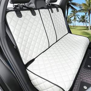 Su geçirmez PU deri köpek araba arka koltuk için klozet kapağı kaymaz araba koltuk koruyucusu Anti Scratch geri köpekler için klozet kapağı s - Product Image 1