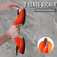 Nouvelles ventouses de levage en verre robustes avec poignée ABS pour la réparation de carreaux de sol et de pare-brise de voiture – Outils manuels