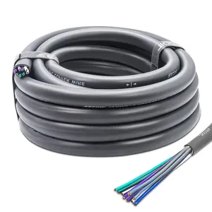 Edge SW9C16-20 20-Feet 9-Conductor Speaker Cable, 16AWG Pure OFC, Ultra-Flex and Easy Peel Jacket