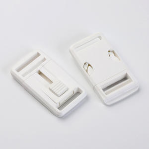 Sangle de sécurité pour réfrigérateur et armoire, en plastique blanc, avec boucle réglable, diamètre intérieur 32 mm - Product Image 1