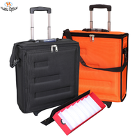 Optical Glasses Instrument Display Rack Portable Eyeglasses Storage Trolley Suitcase Eyewear Container Exhibition Display Case