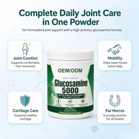 Poudre de soutien articulaire équine OEM ODM Glucosamine Chondroïtine MSM Mobilité Flexibilité Marque Privée