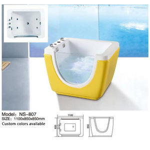 Petite baignoire de spa pour bébé en acrylique coloré, baignoire d'hydrothérapie, baignoire à remous pour bébés - Product Image 4
