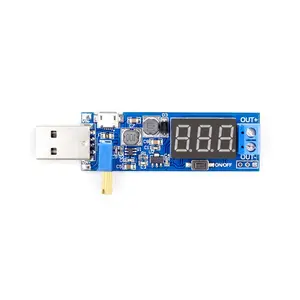 DC-DC USB 5V to 3.3V 9V 12V 24V Boost Power Regulator Module Adjustable output Step UP Down DC Digital Display Converter