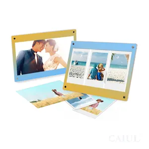 4x6 Picture Frame Caiul Gradient For Fujifilm Instax Mini Film 2X3 4X6 Assembled Picture Photo Frame