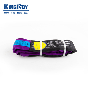 Eslinga de Carga Resistente Certificada KingRoy, Eslinga de Poliéster de Estándar Industrial, Alta Resistencia, Ojo Plano, 3 Toneladas, 1.5 Metros - Product Image 6