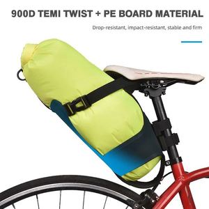 กระเป๋าจักรยานแบบกันน้ำสำหรับเดินทางและเล่นกีฬา รุ่นพิเศษ 900D ผลิตตามสั่งจากโรงงาน BSCI วัสดุพันเกลียวแบบพิเศษ  กระเป๋าติดท้ายจักรยาน - Product Image 2