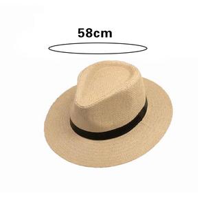 Sombrero de Paja Vintage para Hombre, Estilo Vaquero, Panamá, Casual, para Senderismo y Vacaciones - Product Image 5