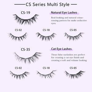 <b>Individual</b> Eyelash Extention False Pre Cut Segment Strip <b>Lashes</b> Faux Mink Cluster <b>Lashes</b> Eyelashes Natural Looking False - Product Image 5