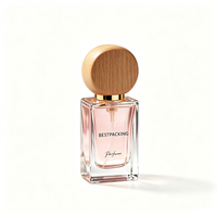 Flacon de parfum vide en verre carré OEM personnalisé de haute qualité, 50 ml et 100 ml, avec couvercle métallique de luxe et emballage cadeau – Meilleures ventes