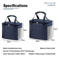Bolsa Térmica para Almuerzo Personalizada, Impermeable, de Gran Capacidad, con Logotipo, para Entrega de Alimentos