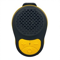 Haut-parleur portable sans fil V5.3 pour chantier, avec microphone intégré, commande vocale mains libres, utilisation extérieure, 1000 mAh