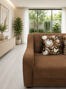 Ensemble de sièges modulaires raffinés Sudut Athena avec revêtement en tissu personnalisé pour salon moderne - Product Image 3