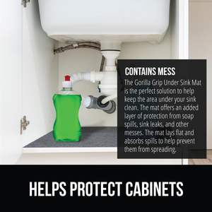 Tapis de protection rectangulaire imperméable à séchage rapide et réutilisable en <span class=keywords><strong>feutre</strong></span> non adhésif pour évier de cuisine, durable et absorbant - Product Image 3