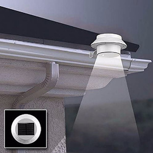 Luz LED Solar para Aleros, Iluminación Exterior Resistente a la Lluvia, Material ABS, 6-12 Horas de Duración, Uso en Jardín - Product Image 1