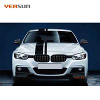 Kit complet de carrosserie noire brillante, Performance M F30, pour BMW série 3, 2013, 2014, 2015, 2016
