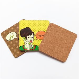 <span class=keywords><strong>Precio</strong></span> de fábrica Nuevos productos posavasos de <span class=keywords><strong>corcho</strong></span> MDF personalizados manteles individuales y posavasos de MDF - Product Image 4