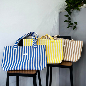 Royal Fair Logo personnalisé tissu amical imprimé écologique recyclable style vintage coton biologique toile fourre-tout sac de courses - Product Image 3