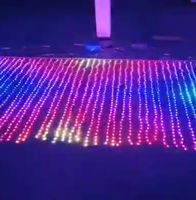 Lumière de noël intelligente de noël DMX 512 lumières LED câble en caoutchouc LED clignotant guirlande lumineuse pour la décoration de noël en plein air