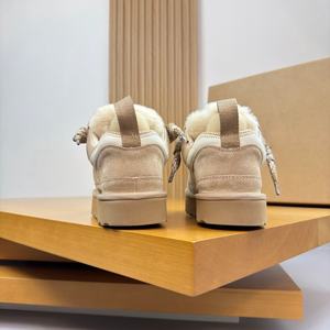 Luxury Brand Designer Fashionable Ladies' Casual <b>Shoes</b> Winter Custom-made Snow Boots Sheepskin Fur-lined <b>Waterproof</b> Rubber - Product Image 6