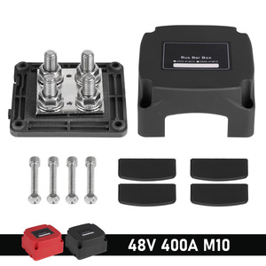 Caja de barras colectoras 400A 48V con bloque de terminales de tornillo y cubierta para automoción, marina y vehículos recreativos - Product Image 2