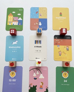 Borsa Personalizzata per Carte Didattiche in Carta per Bambini con Goffratura e Stampa Logo per lo Sviluppo Cognitivo dei Bambini - Product Image 3