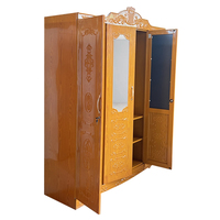 Meubles de rangement en acier pour vêtements, design moderne, pas cher, armoire à quatre portes, casier en métal