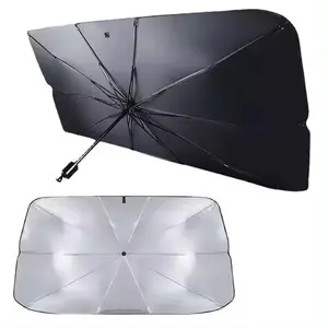 Hot Sale 170T & 190T Custom Front Windscreen Shade for Cars and SUVs UV-Blocking Nylon Car Sunshade Foldable OEM Accepted