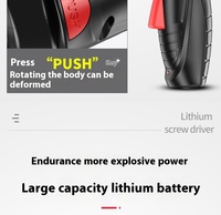 Mini tournevis sans fil pliable de type pistolet, rechargeable par USB, tournevis électrique réversible, outil de réparation domestique