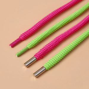 Cordones Redondos y Ovalados para Zapatos, Diseño Nuevo, 8mm de Ancho, 60-160cm, 11 Colores, Cordones de Media Cuerda para Zapatillas Deportivas, Venta al Por Mayor - Product Image 2