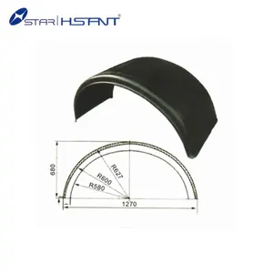 Oem 서비스 트럭 부품 트레일러 휠 보호 플라스틱 흙받이 흙 받이