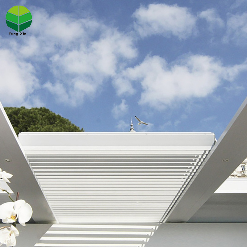 2020 nouvelle facilement assemblé Imperméable Extérieur adapté aux besoins du client réglable motorisé pergola en aluminium