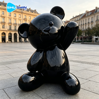 Estatuas de Animales de Resina de Fibra de Vidrio Personalizadas de Alta Calidad de Fábrica, Estilo Moderno, Decoración Popular para el Hogar y Exteriores, Cuadradas