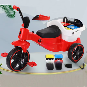 Tricycles pour enfants 2026 <span class=keywords><strong>en</strong></span> plastique à 3 roues avec poignée de poussée, pour bébés de 2 à 4 ans, vente <span class=keywords><strong>en</strong></span> gros directe usine Chine - Product Image 3