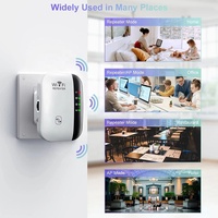 Repetidor Wifi Inalámbrico, Amplificador de Señal Wifi, Extensor de Rango Largo, Router, Repetidor Wi-Fi 300Mbps, Punto de Acceso