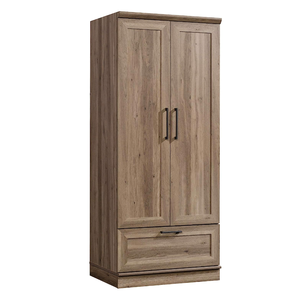 Hot <strong>Sale</strong> Modern 2025 <strong>Cheapest</strong> <strong>Wardrobe</strong> Simple Melamine Wooden 2 Doors 1 Drawer Clothes <strong>Wardrobe</strong> Closet - Product Image 2