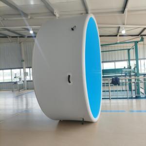 <span class=keywords><strong>Piscine</strong></span> gonflable en PVC hors sol, grande taille, ronde, durable, certifiée CE, pour la famille, diamètre 5 m - Product Image 3