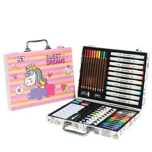 Set de Dibujo para Niños Sweet Dreams, 53 Piezas, Materiales de Arte, Acuarelas, Lápices, Marcadores, Pinturas, Regalo para Niños - Product Image 1