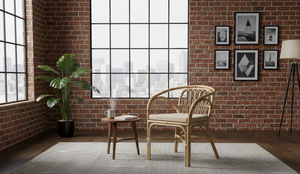 Fauteuil moderne confortable en rotin Dolvio pour l'extérieur, meubles élégants faits à la main pour villa, hôtel et appartement - Product Image 2