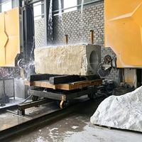 Machine de découpe de pierre CNC à fil diamanté à portique pour charges lourdes, pour le traitement de blocs de monuments