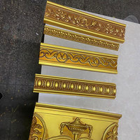 Moulures en PU de haute qualité, bordure de mur, corniche de plafond, moulures décoratives, différents styles disponibles, design moderne
