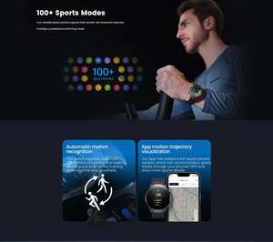 Montre intelligente Mibro Lite3 haute performance pour hommes et femmes, Android Super 5g <span class=keywords><strong>La</strong></span> Koruna, bracelet étanche pour filles et femmes - Product Image 5