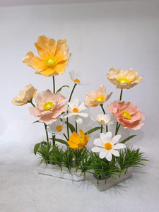 N499 Fiori Giganti Fatti a Mano in Carta Organza per Matrimoni, Festa della Mamma e Decorazioni per il Ritorno a Scuola - Product Image 2