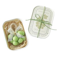 Bougie parfumée personnalisée en forme de raisin, boîte cadeau, faite à la main en cire de soja, réaliste, fantaisie, créative, pour Noël, anniversaire, mariage, maison